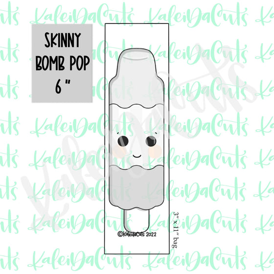 Skinny Bomb Pop 6" Cookie Cutter