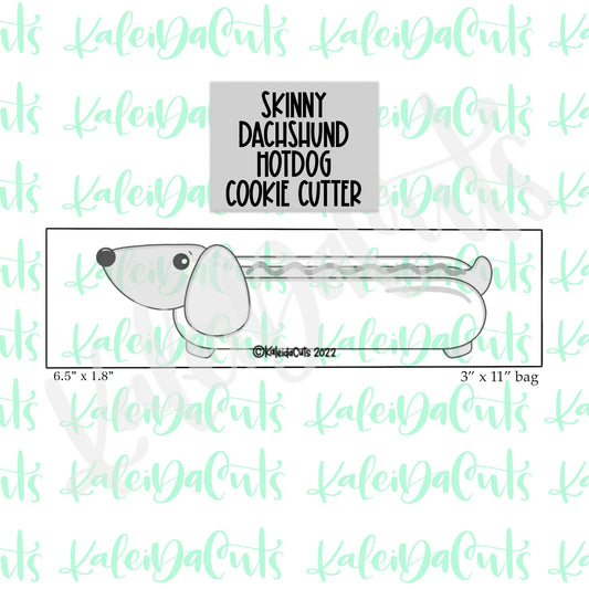 Skinny Dachshund Hot Dog 6.5" Cookie Cutter