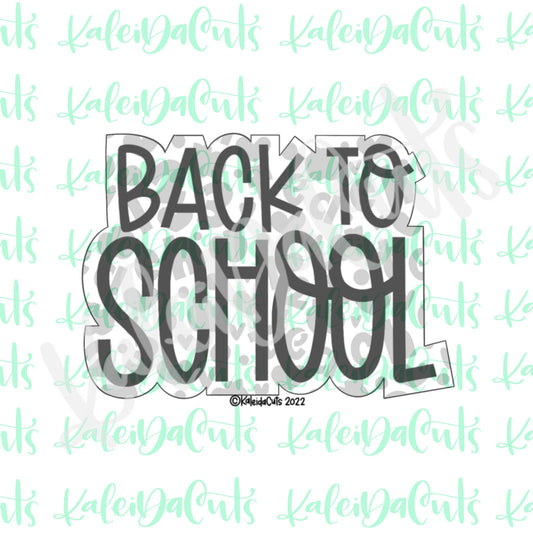 Back to School 2022 Cookie Cutter