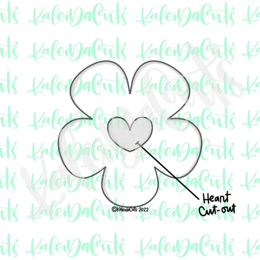 Daisy Heart Cutout Cookie Cutter