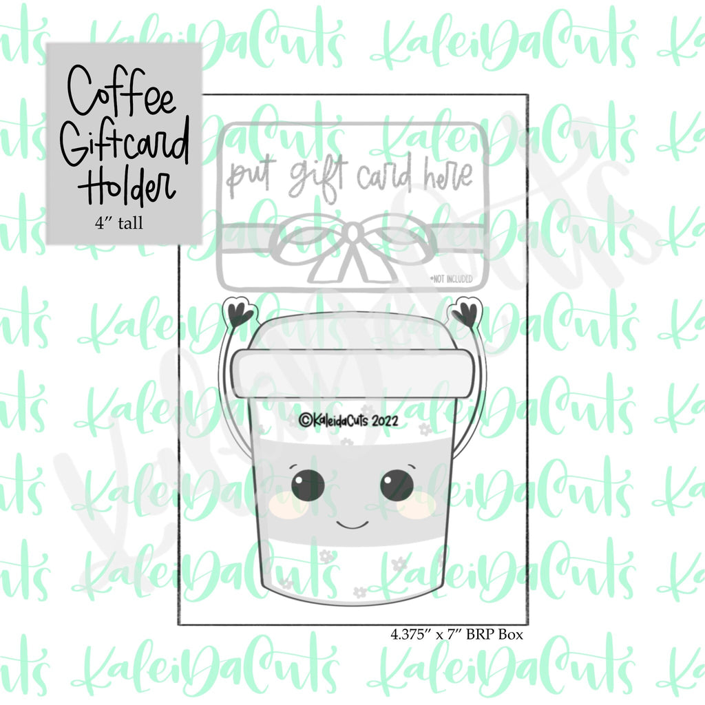 Coffee Gift Card Holder Cookie Cutter
