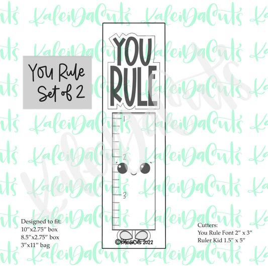 You Rule Cookie Cutter Set of 2