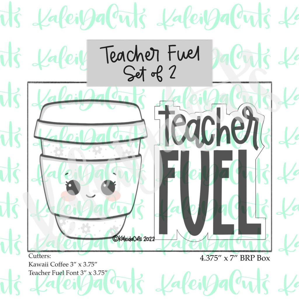 Teacher Fuel Set of 2 Cookie Cutters