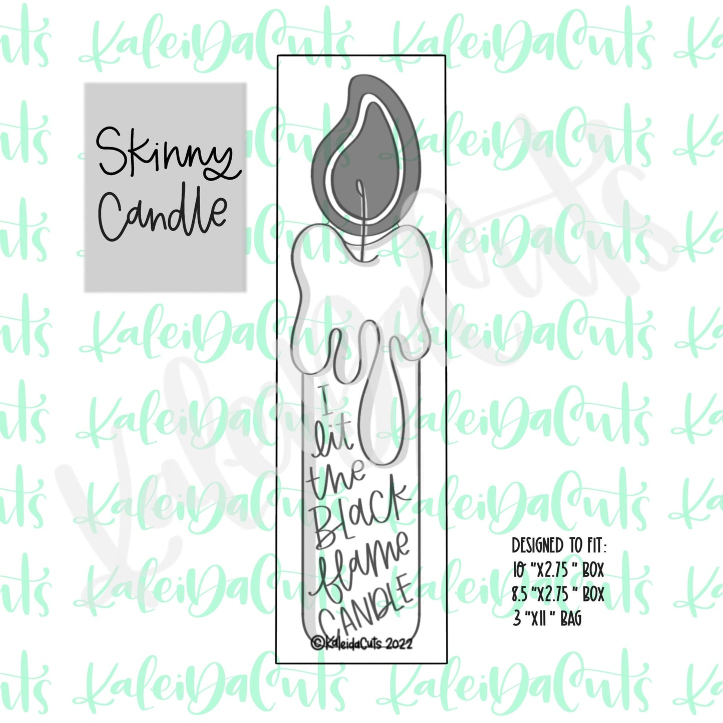 Skinny Candle Cookie Cutter