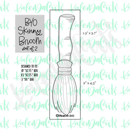 BYO Skinny Broom Set of 2 Cookie Cutters