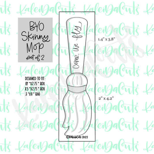 BYO Skinny Mop Set of 2 Cookie Cutters