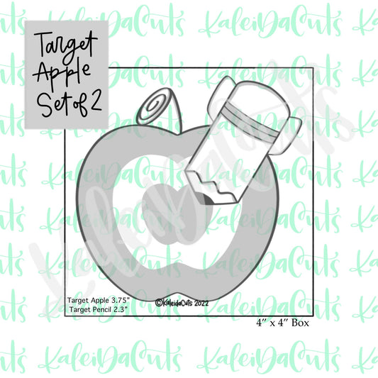 Target Pencil Set of 2 Cookie Cutters