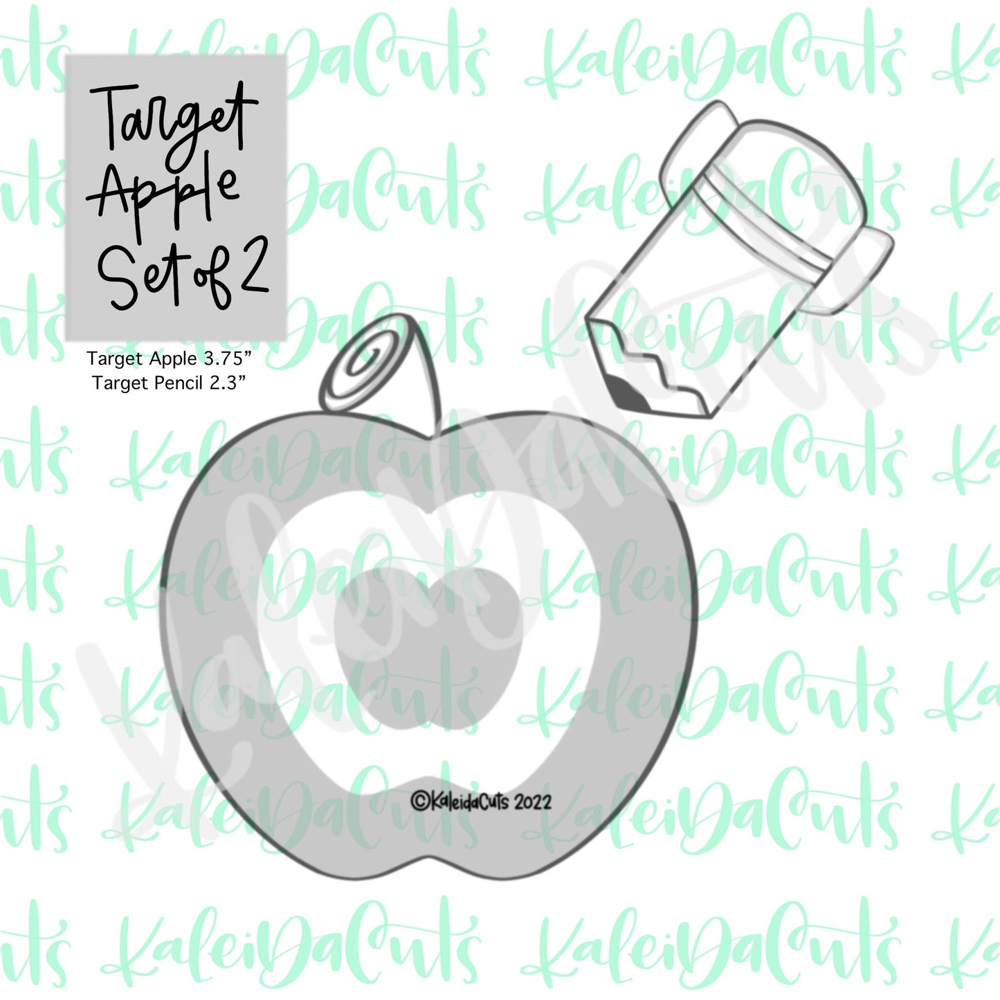 Target Pencil Set of 2 Cookie Cutters