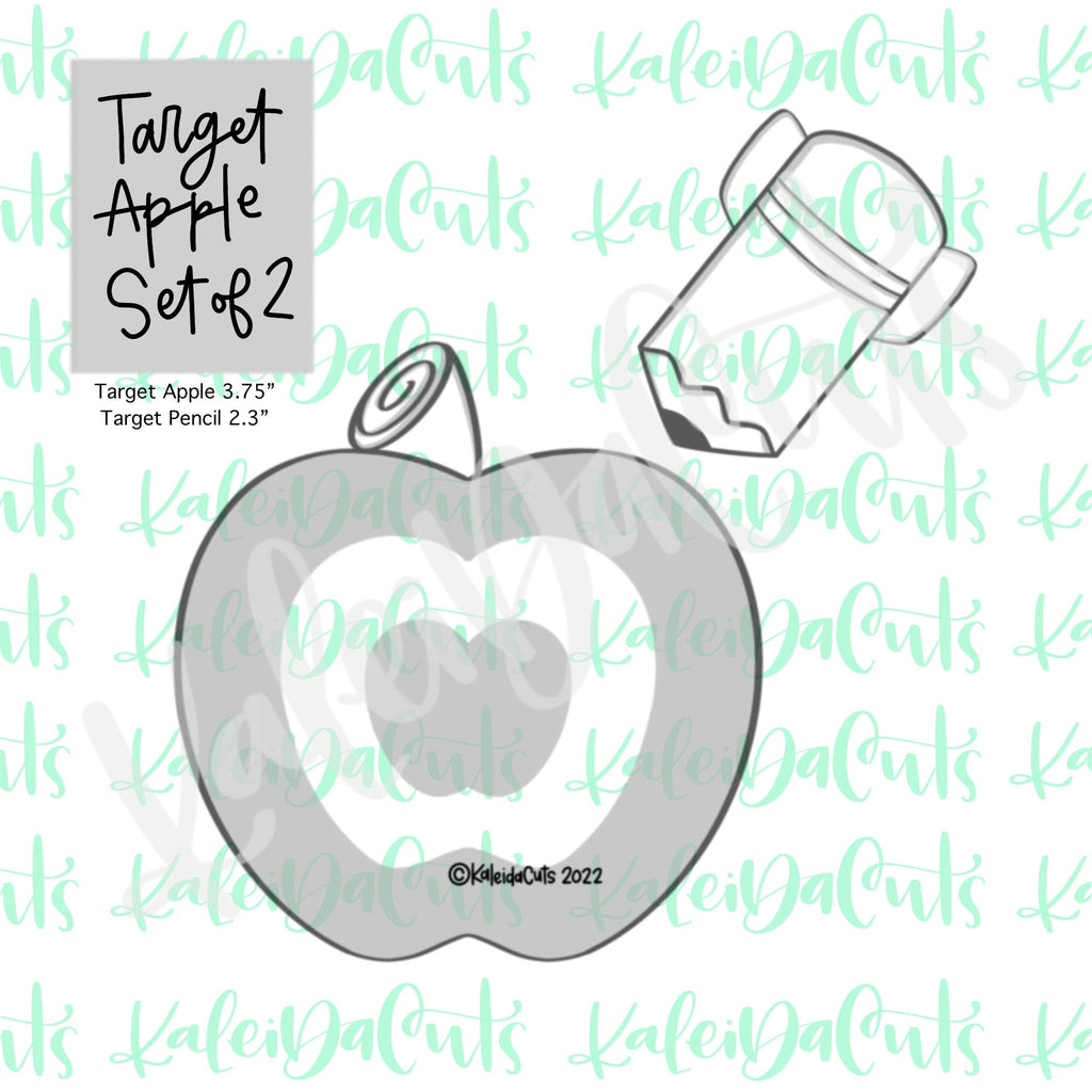 Target Pencil Set of 2 Cookie Cutters KaleidaCuts