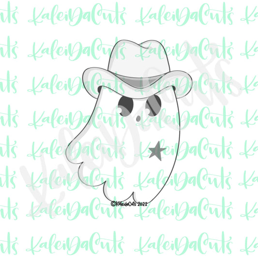 Ghost Cowboy Cookie Cutter
