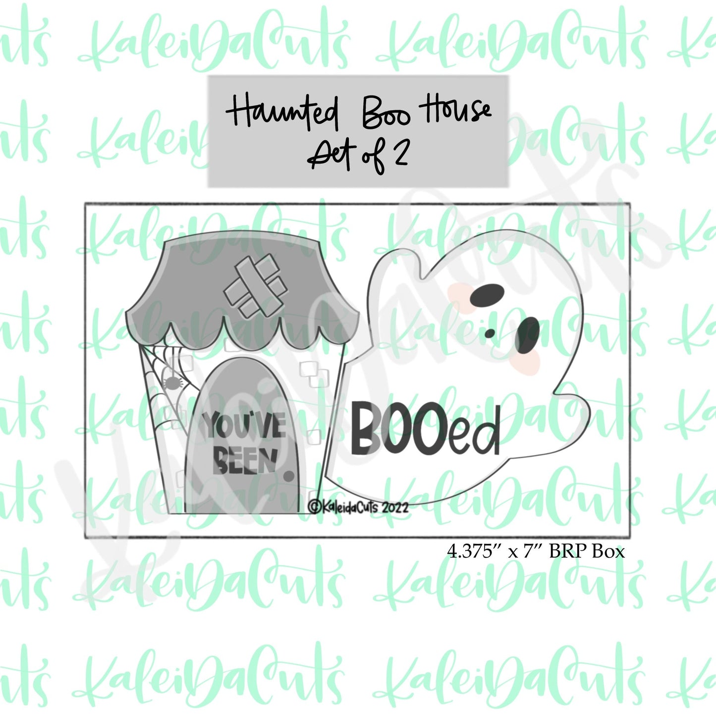 Haunted Boo House Set of 2 Cookie Cutters