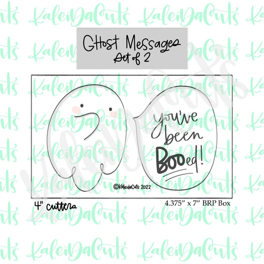 Ghost Messages Set of 2 Cookie Cutters