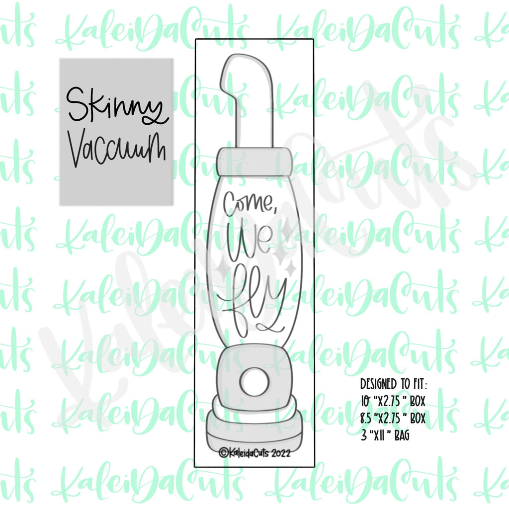 Skinny Vacuum Cookie Cutter KaleidaCuts