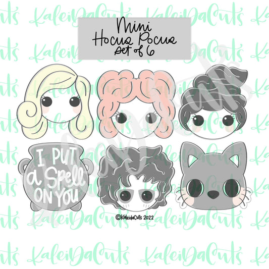 Mini Hocus Pocus Set of 6 Cookie Cutters