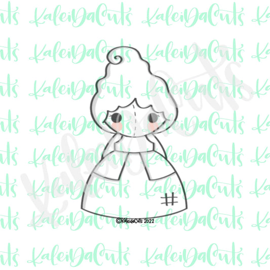 Witchy Rag Doll 3 Cookie Cutter