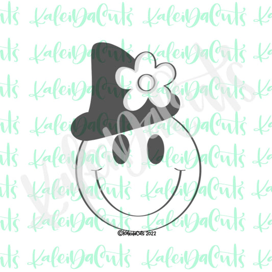 Smiley Face Witch Cookie Cutter