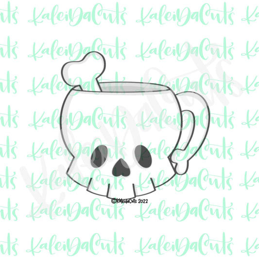 Skeleton Mug Cookie Cutter