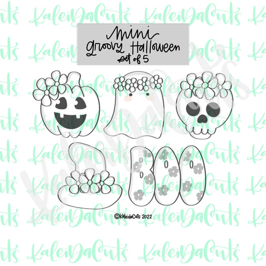 Mini Groovy Halloween Set of 5 Cookie Cutters