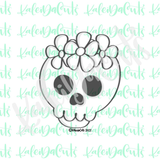 Groovy Skull Cookie Cutter