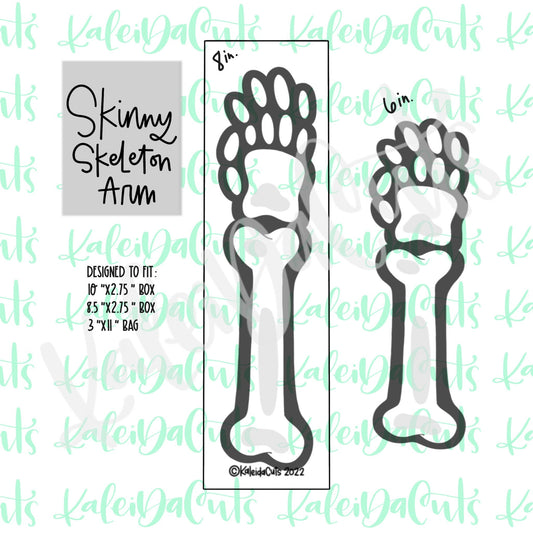 Skinny Skeleton Arm Cookie Cutter