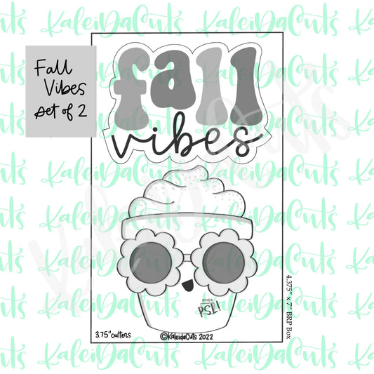 Fall Vibes Set of 2 Cookie Cutters