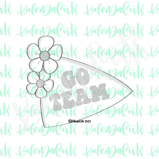 Daisy Spirit Flag Cookie Cutter