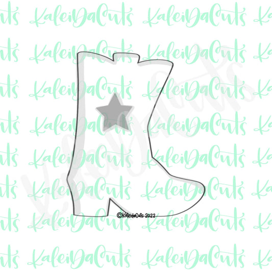 Drill Team Boot Cookie Cutter