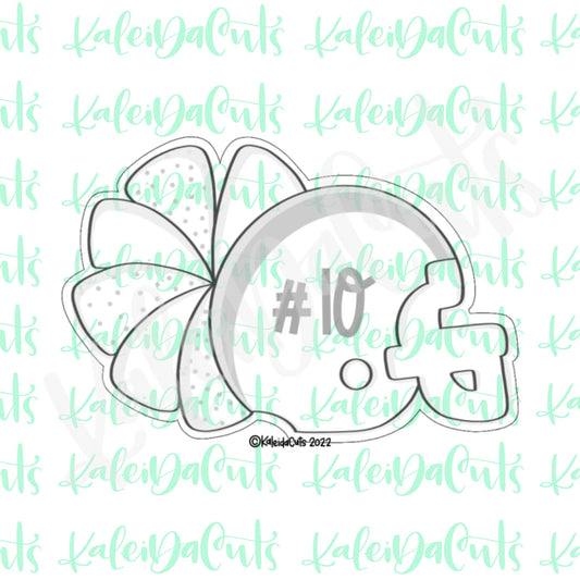 Cheer Helmet Cookie Cutter