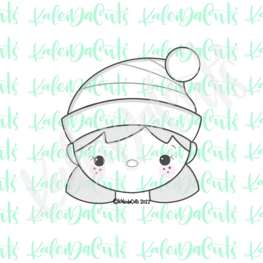 2022 Elf Girl Cookie Cutter