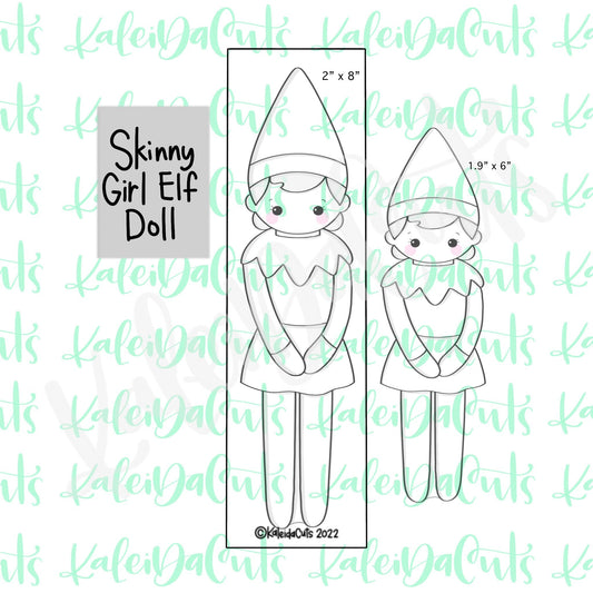 Skinny Girl Elf Doll Cookie Cutter