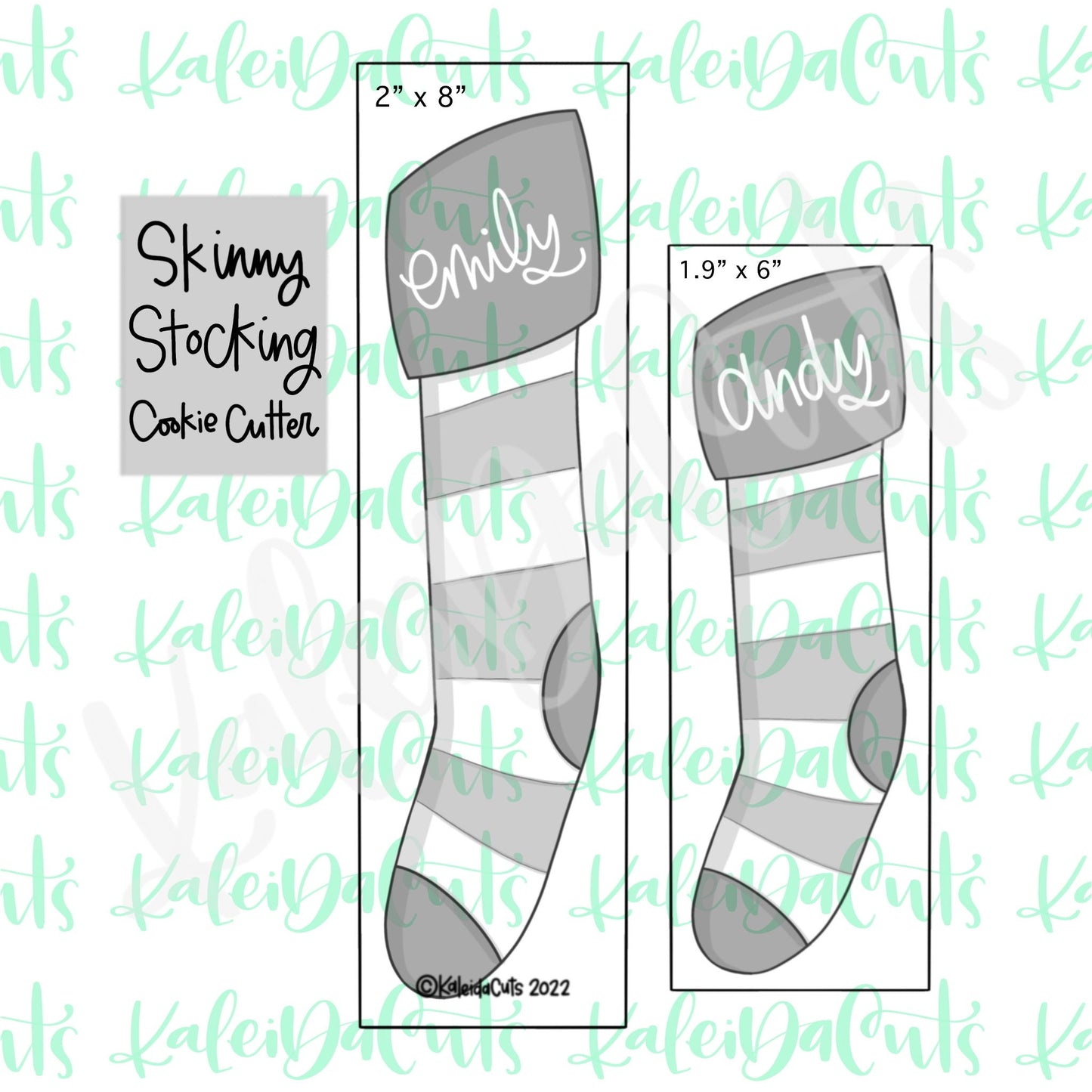Skinny Stocking Cookie Cutter