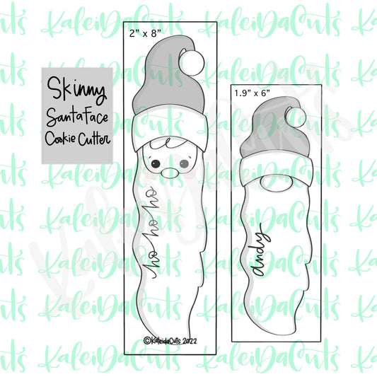 Skinny Santa Face Cookie Cutter