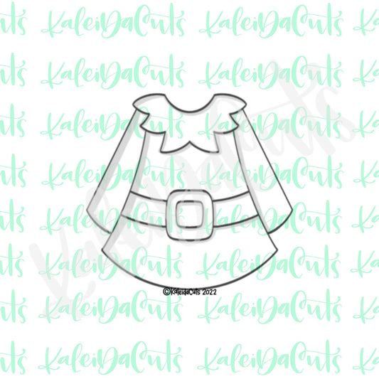 Elf Clothes Shirt Cookie Cutter
