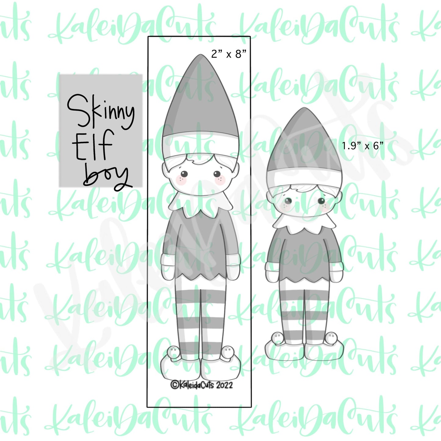 Skinny Elf Boy Cookie Cutter