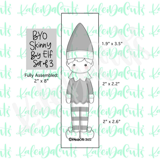 BYO Skinny Boy Elf Set of 3 Cookie Cutters