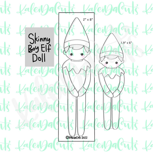 Skinny Boy Elf Doll Cookie Cutter