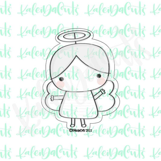 Modern Nativity Angel Cookie Cutter