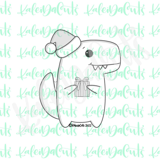 Santa Rex Cookie Cutter