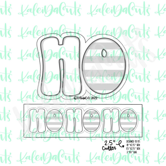 Ho Ho Retro Cookie Cutter