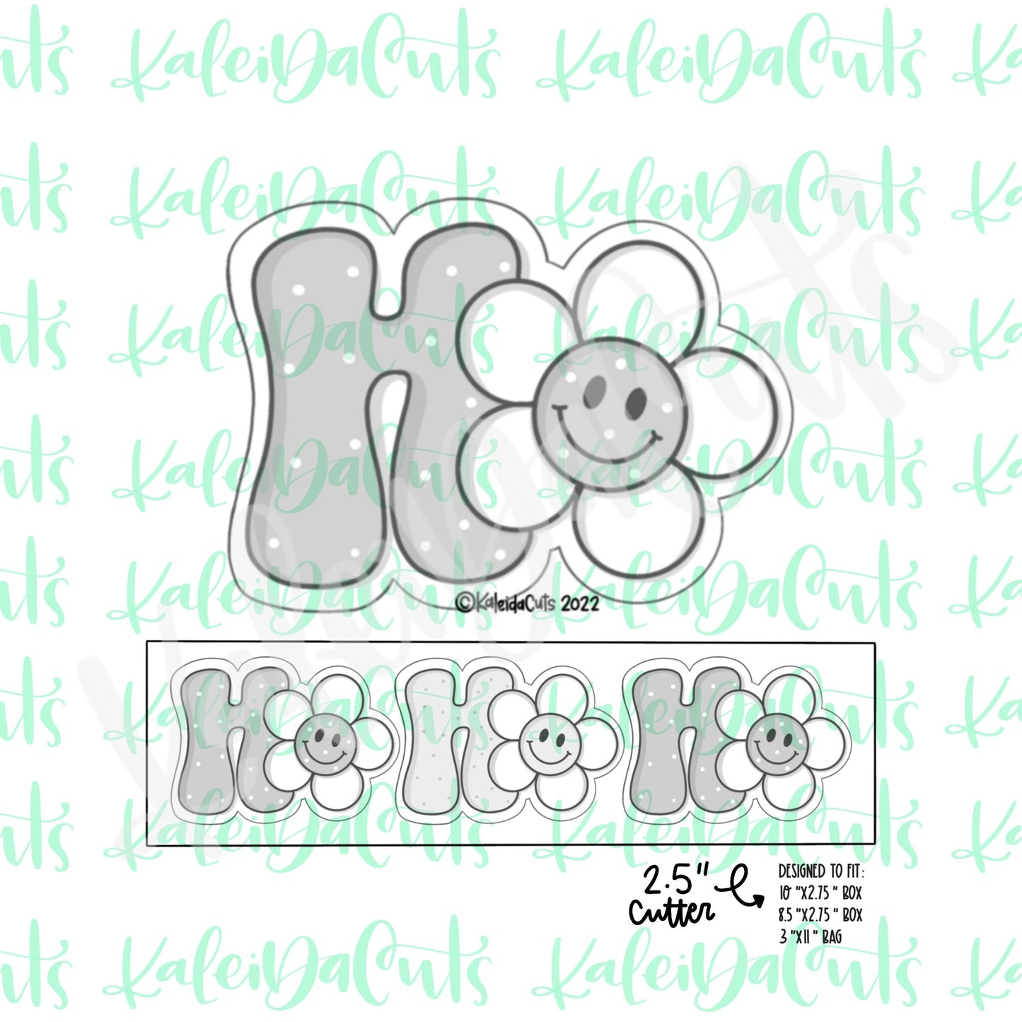 Ho Ho Flower Cookie Cutter