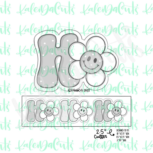 Ho Ho Flower Cookie Cutter