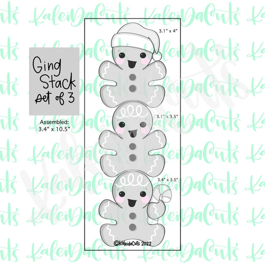 Ging Stack Set of 3 Cookie Cutters