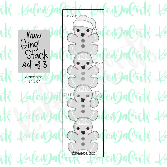 Mini Ging Stack Set of 3 Cookie Cutters