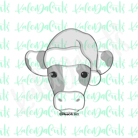 Christmas Cow Cookie Cutter
