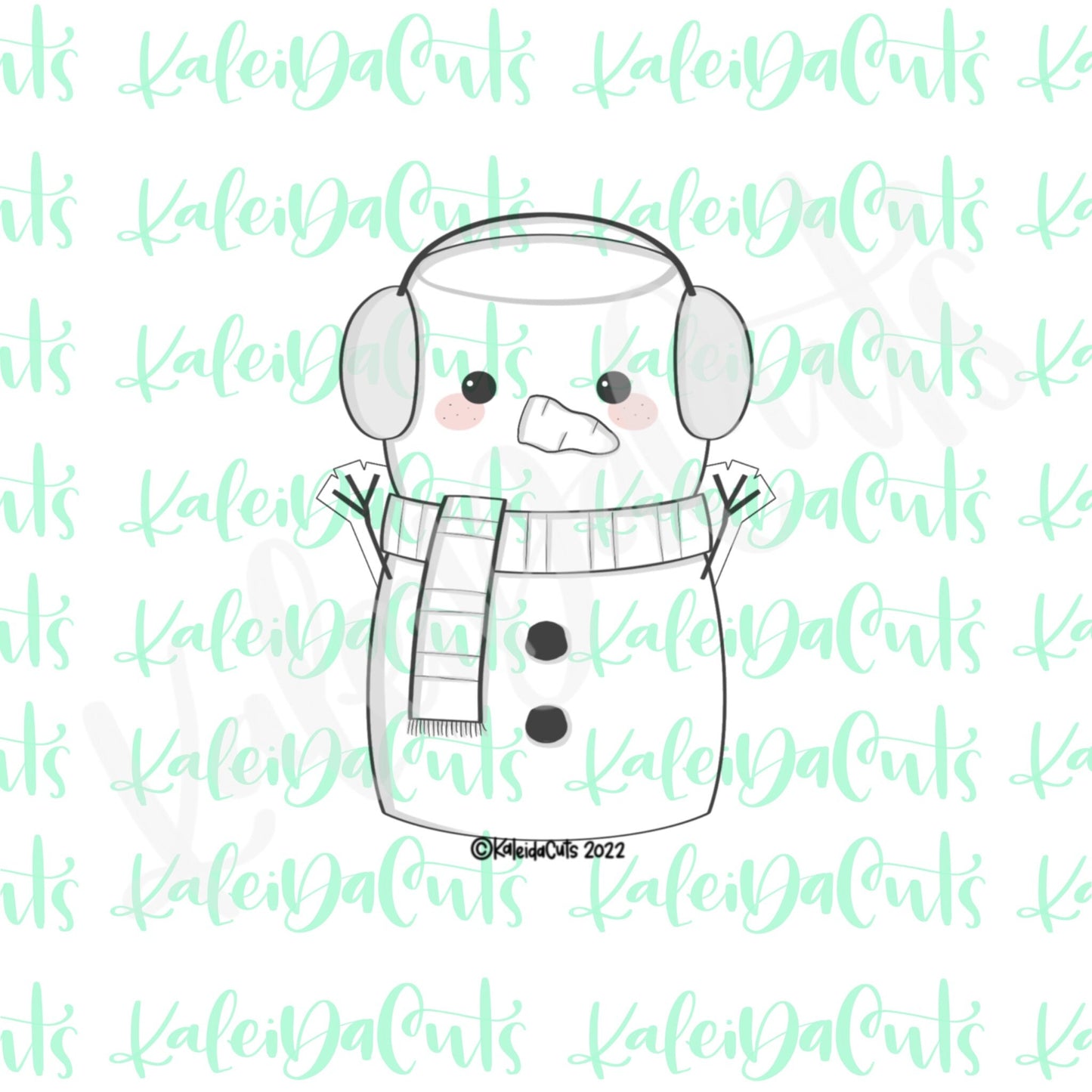 Marshmallow Snowman Cookie Cutter