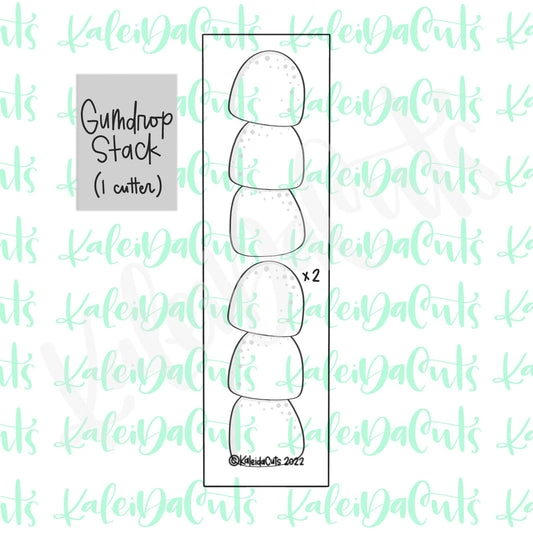 Sweet Gumdrop Stack Cookie Cutter