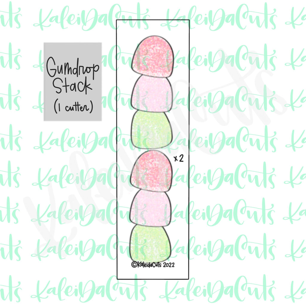 Sweet Gumdrop Stack Cookie Cutter KaleidaCuts