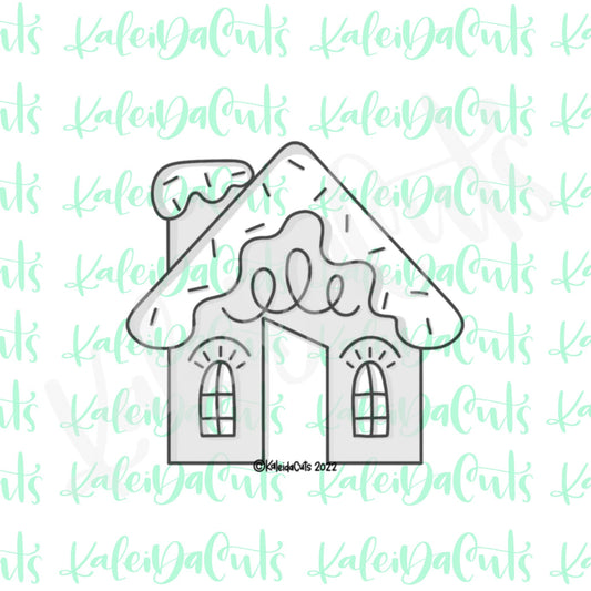 Gingerbread House Mug Hugger Cookie Cutter