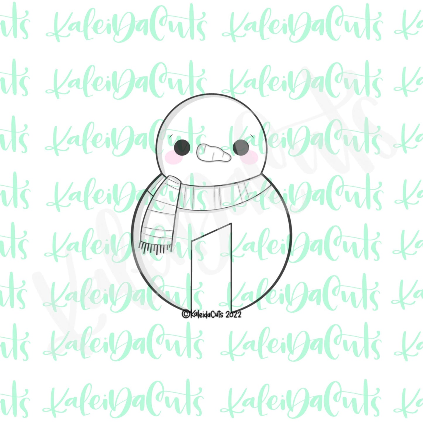 Snowman Mug Hugger Cookie Cutter