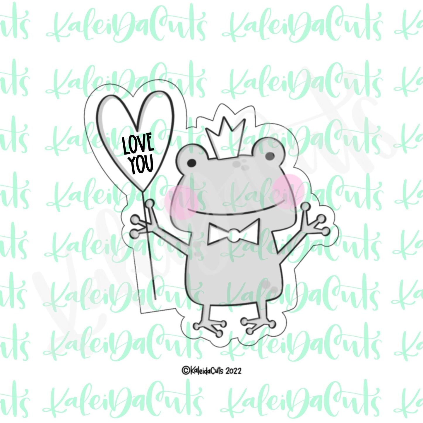 Modern Frog Prince Cookie Cutter